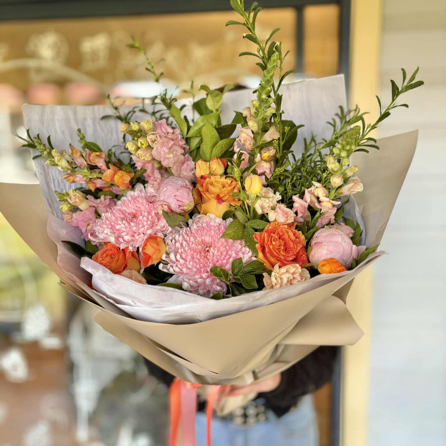 Coral Kiss Bouquet