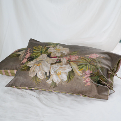 Tiger Lilies Pillowcase Set *Organic Cotton