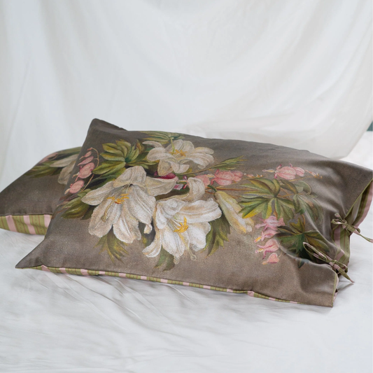 Tiger Lilies Pillowcase Set *Organic Cotton