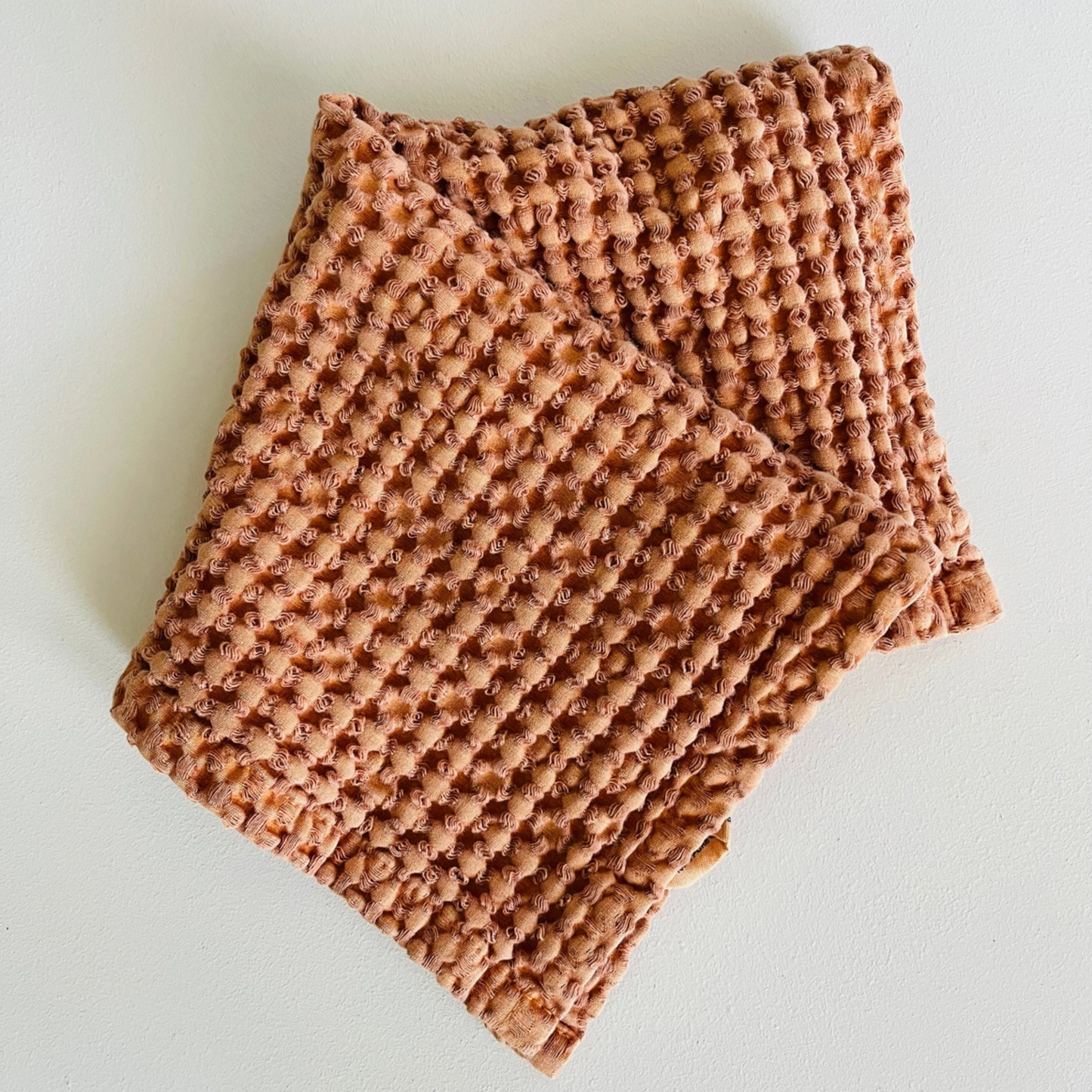Waffle Face Cloth and/or Hand Towel Rust