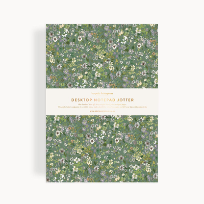 Indigo Haven Notepad Desktop Jotter