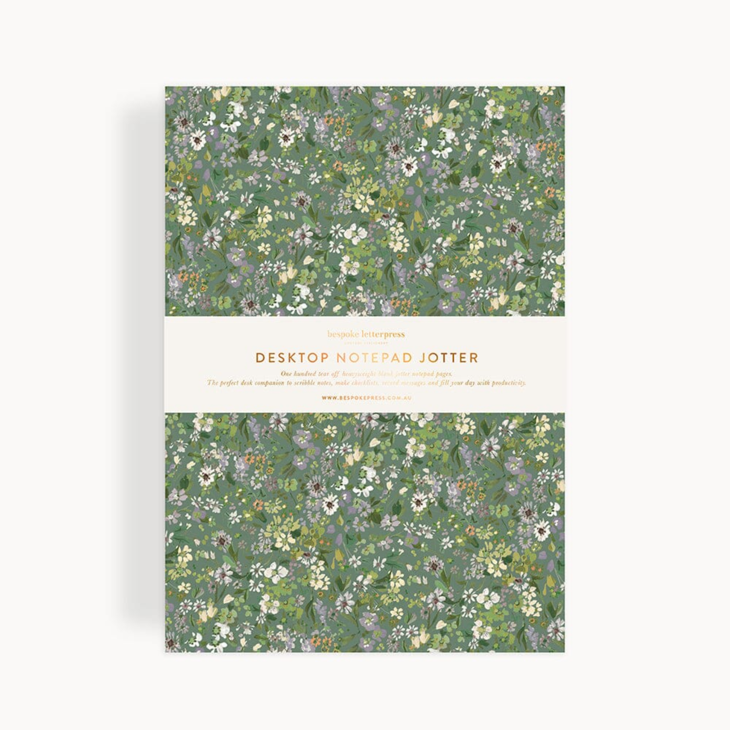 Summer Perennial Notepad Desktop Jotter