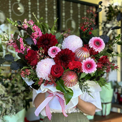 Berry Merry Floral Hat Box